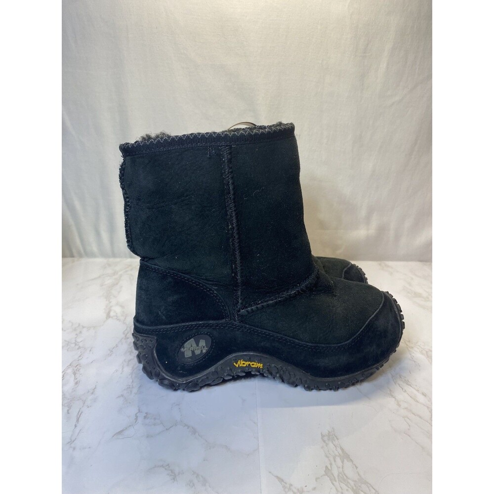 Merrell Yeti Chameleon High Women’s Sz 7 Classic black Pull On Winter Boots - Picture 2 of 5
